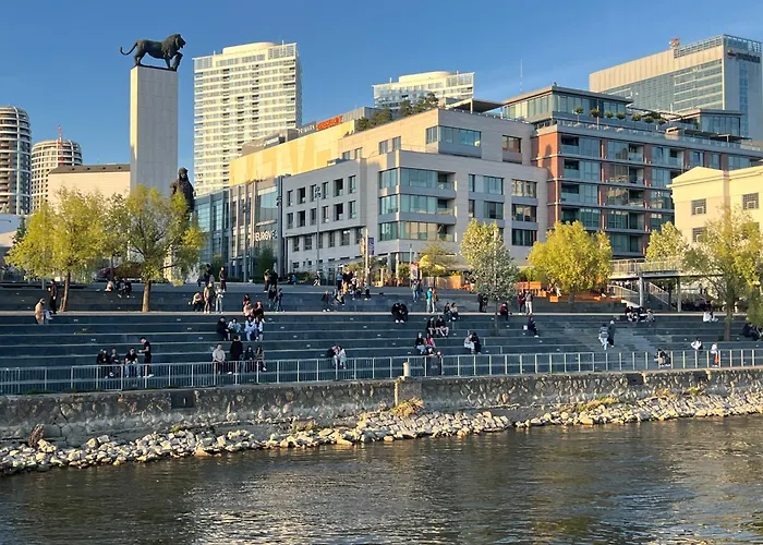 Train Station With Terrasse 1 Apartament *